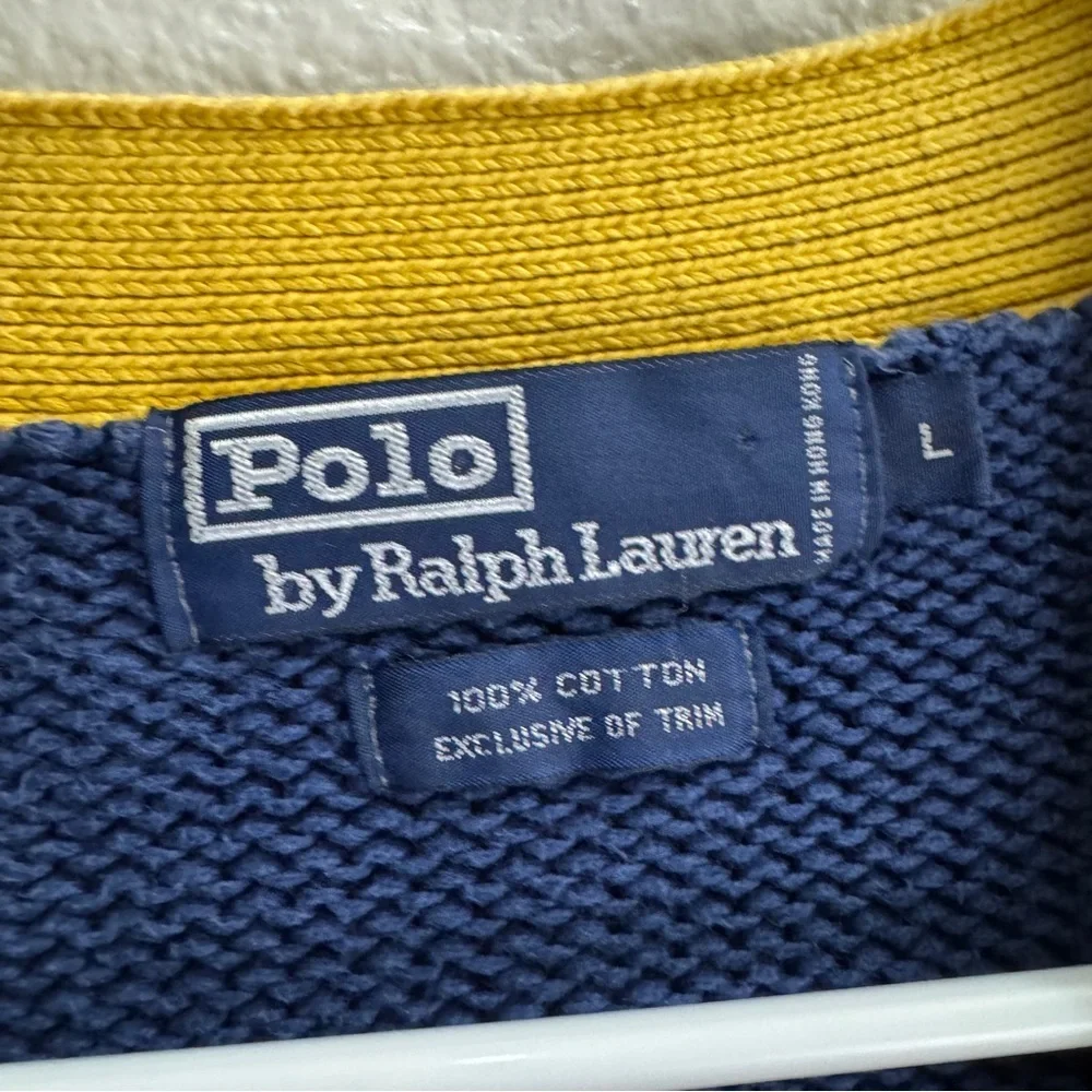 Polo Ralph Lauren Vintage Cardigan Sweater Size Large